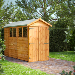 Power Overlap Apex Shed 10x4 ft