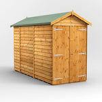 Power Overlap Apex Shed 10x4 ft