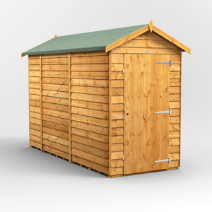 Power Overlap Apex Shed 10x4 ft