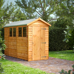 Power Overlap Apex Shed 10x4 ft