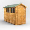 Power Overlap Apex Shed 10x4 ft