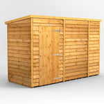 Power Overlap Pent Shed 10x4 ft