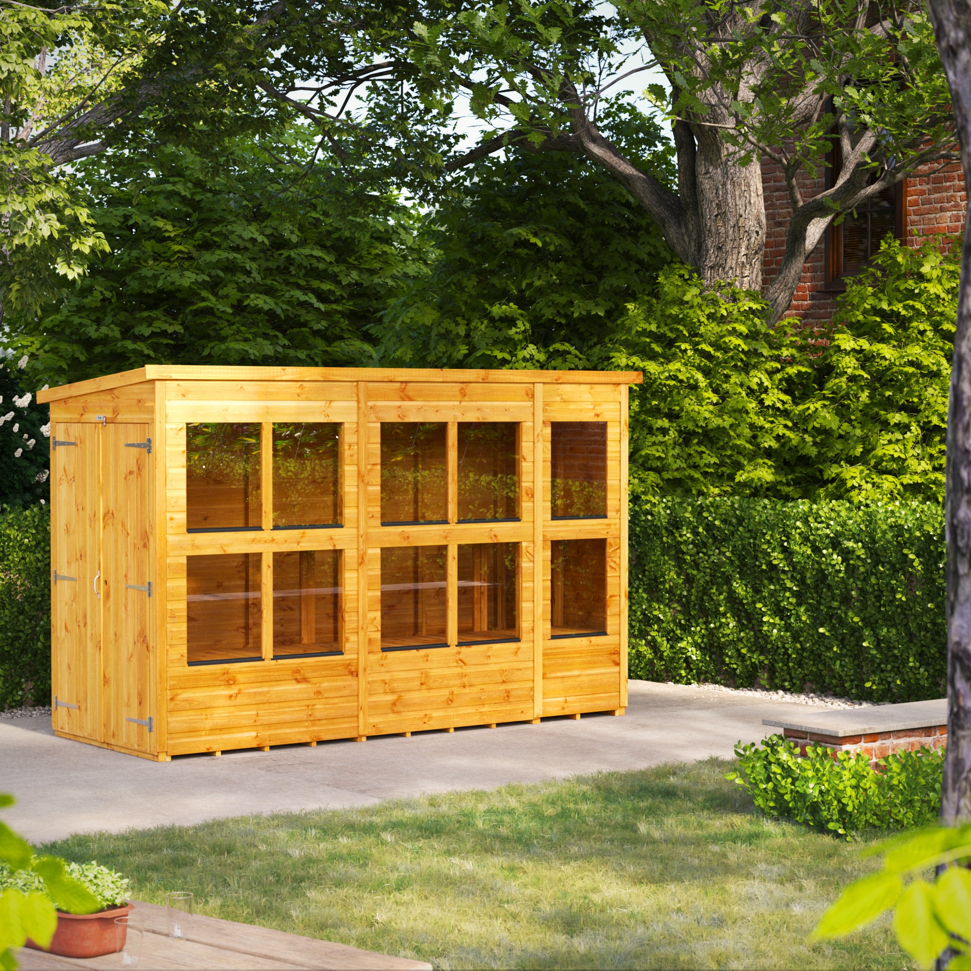 Power Pent Potting Shed 10x4 ft