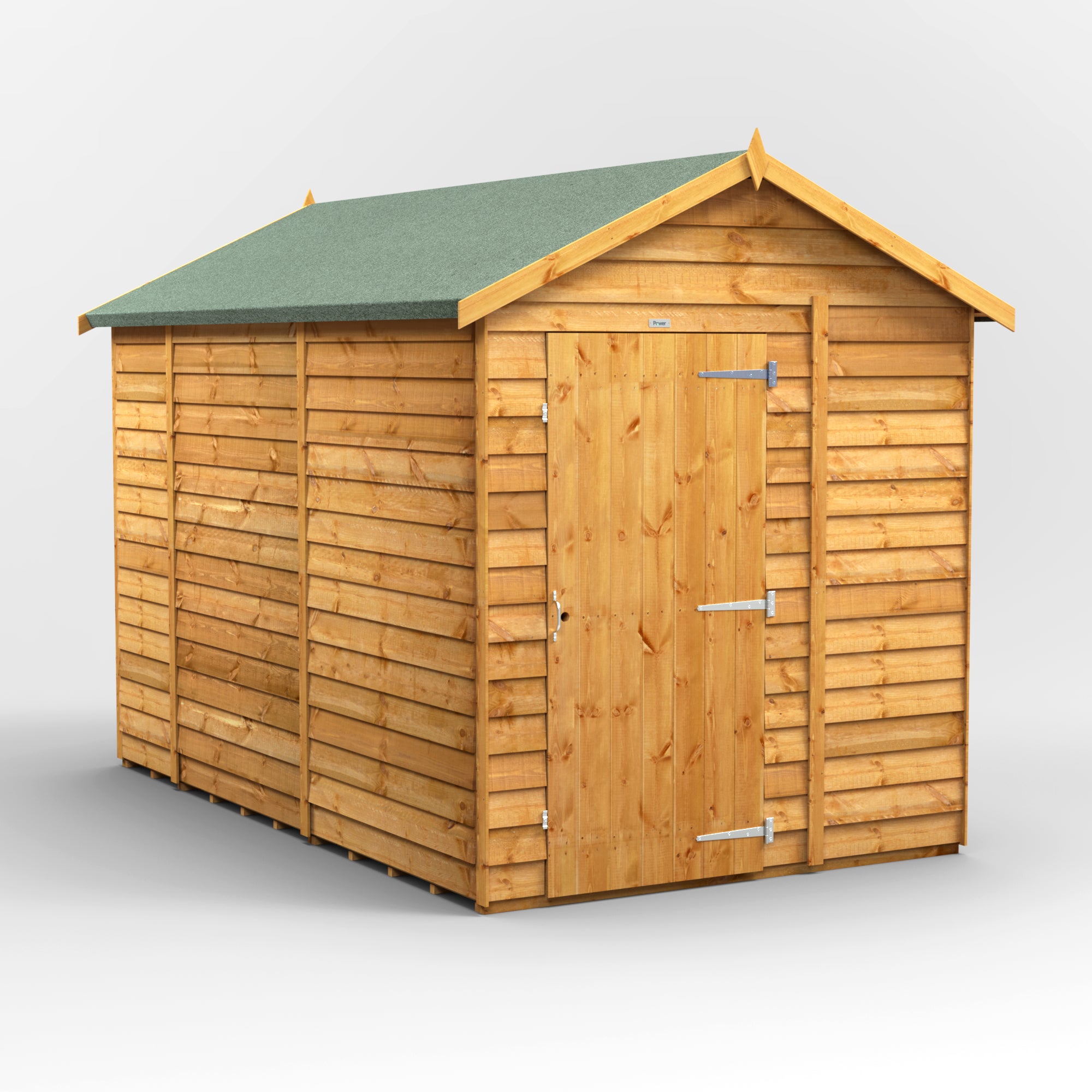 Power Overlap Apex Shed 10x6 ft