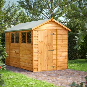 Power Overlap Apex Shed 10x6 ft