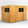 Power Overlap Pent Shed 10x6 ft