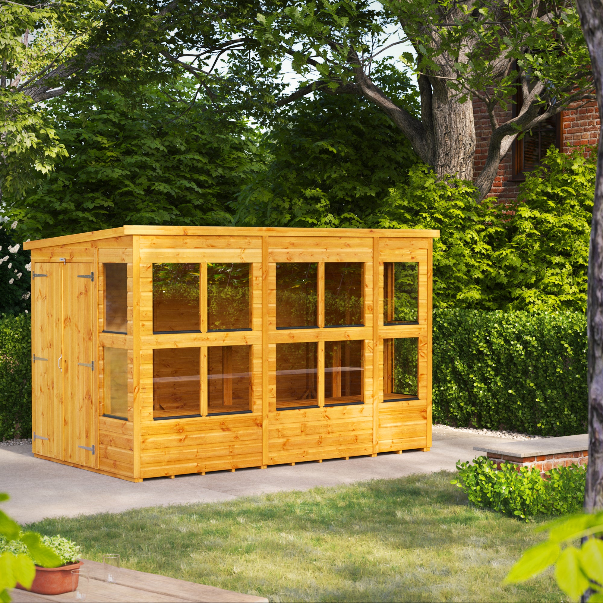 Power Pent Potting Shed 10x6 ft