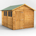 Power Overlap Apex Shed 10x8 ft