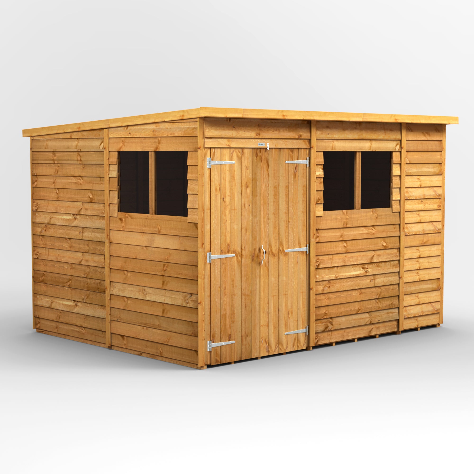 Power Overlap Pent Shed 10x8 ft
