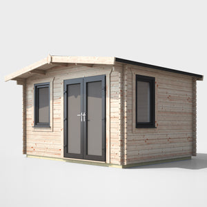 Power 10x12 ft Chalet Log Cabin 44mm