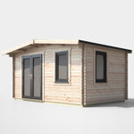 Power 10x14 ft Chalet Log Cabin 44mm