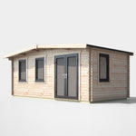 Power 10x18 ft Chalet Log Cabin 44mm