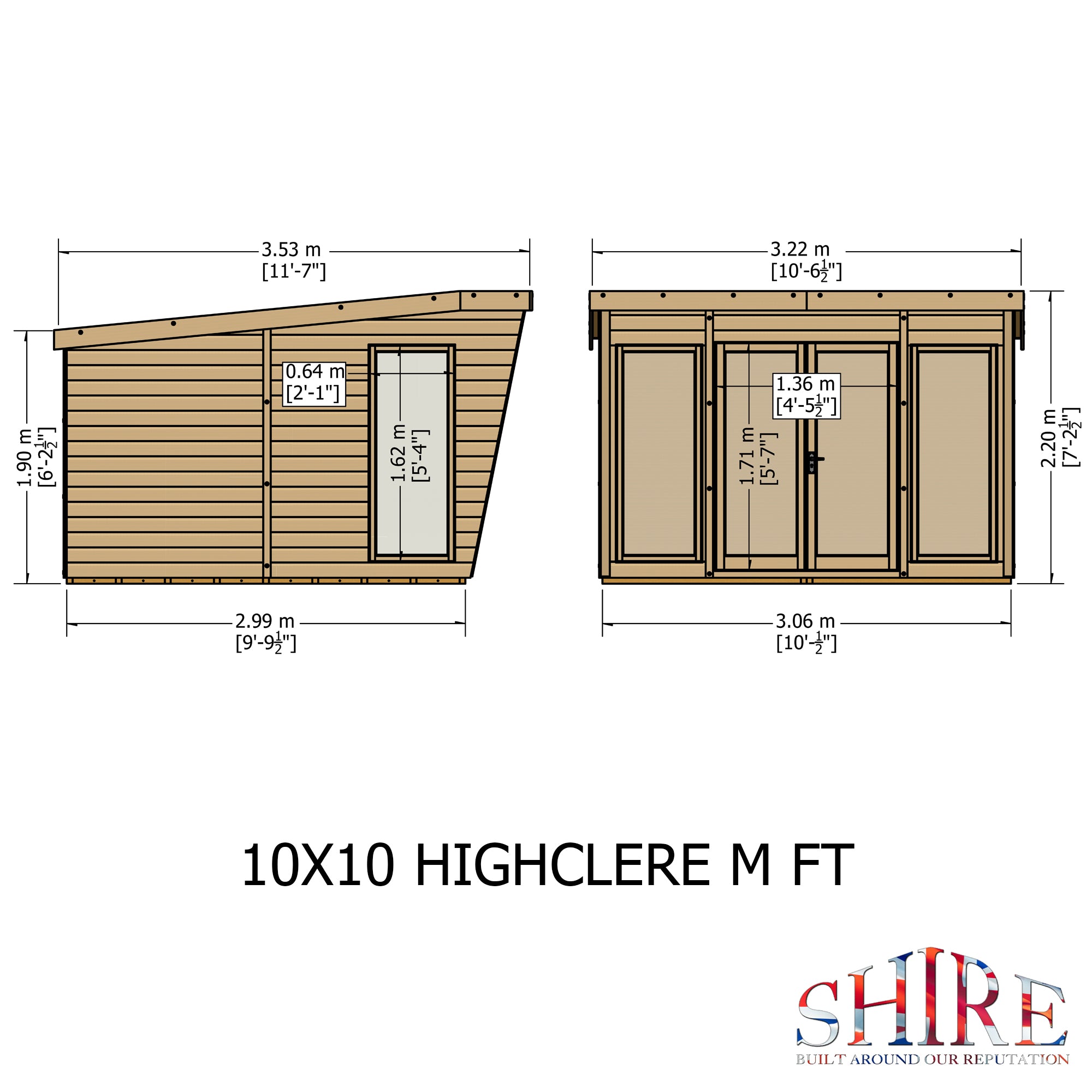 Shire Highclere Summerhouse 10x10