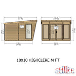 Shire Highclere Summerhouse 10x10