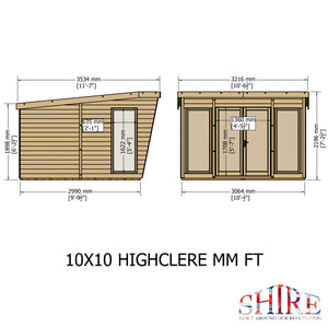 Shire Highclere Summerhouse 10x10