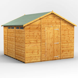 Power Apex Security Garden Shed 10x10 ft