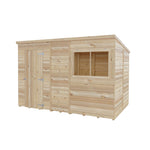 Shire 10x6 Shiplap Pent Shed – Single Door | Garden Life Stores