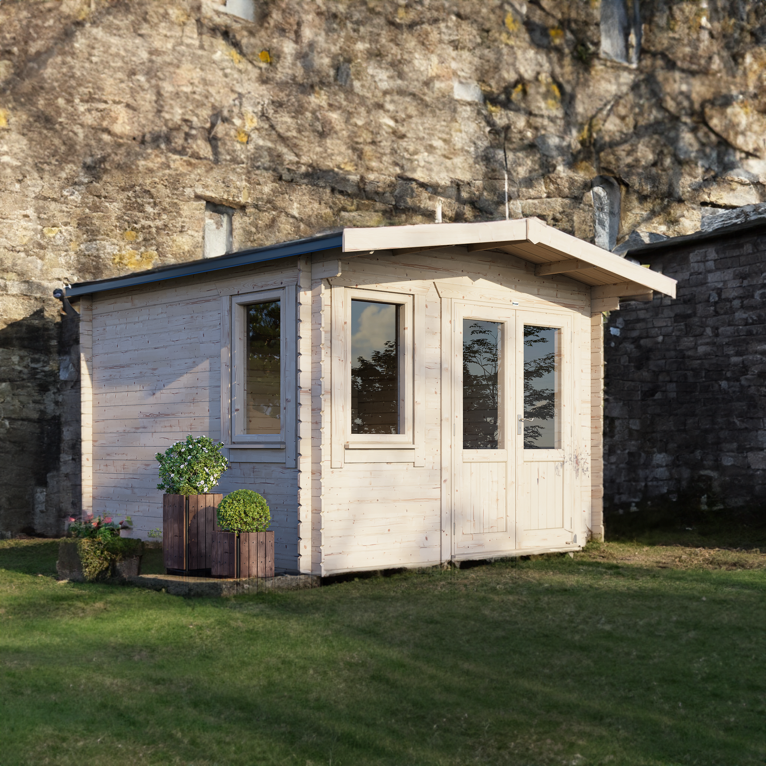 Power Chatel Log Cabin 12x12 ft - 28mm