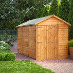 Power Overlap Apex Shed 12x6 ft
