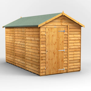 Power Overlap Apex Shed 12x6 ft