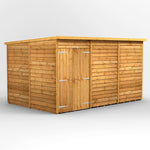 Power Overlap Pent Shed 12x8 ft
