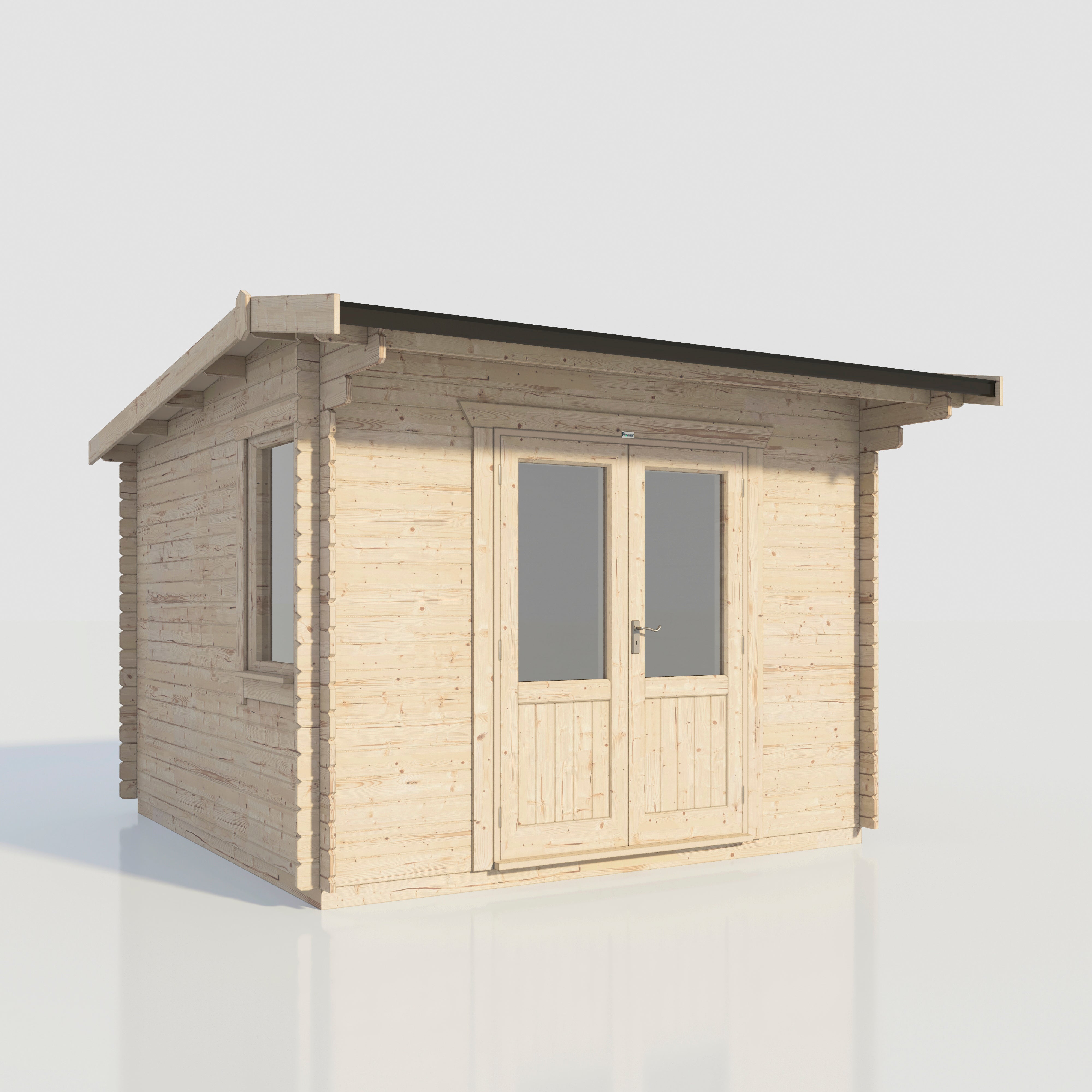 Power Apex Log Cabin 12x12 ft - 28mm