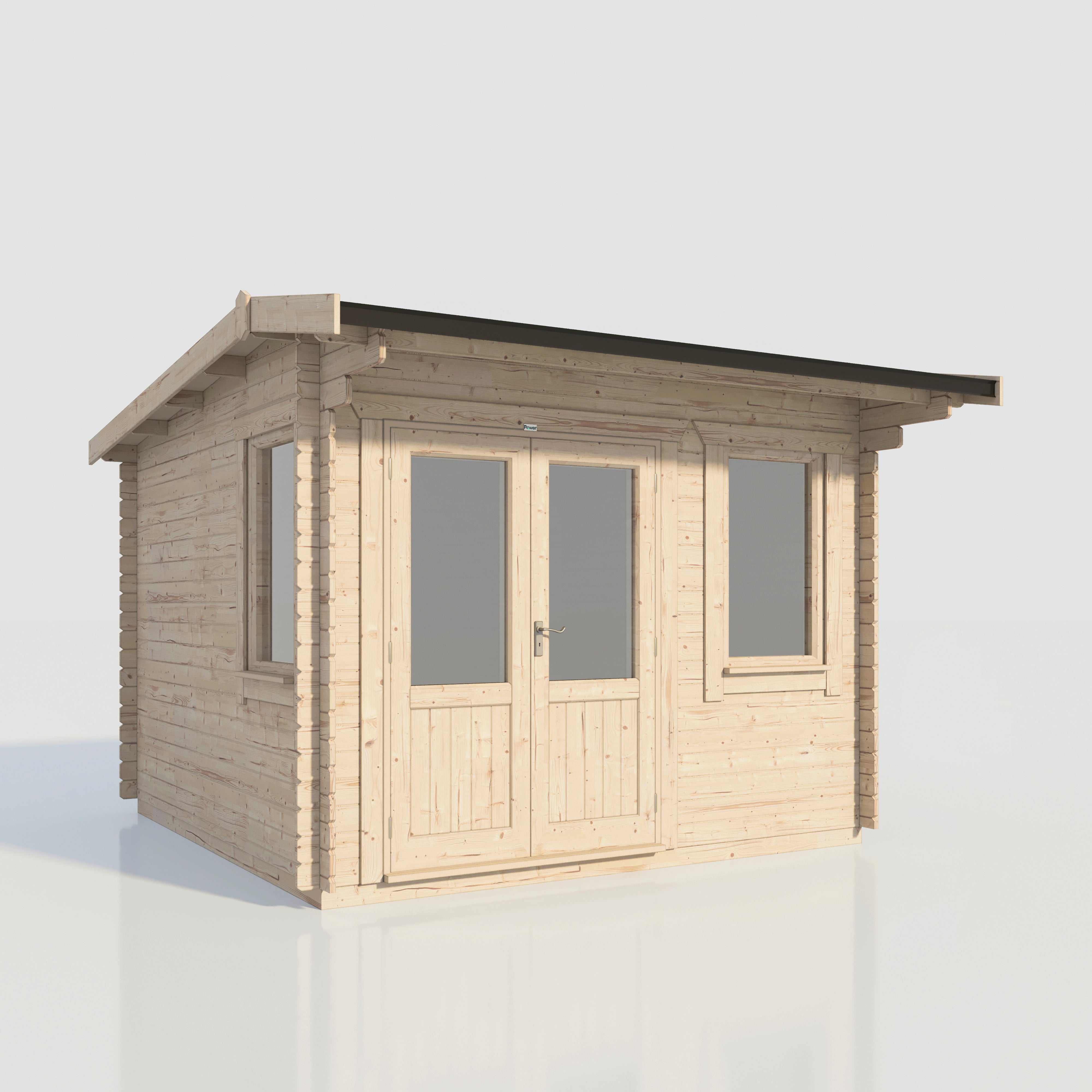 Power Apex Log Cabin 12x12 ft - 28mm