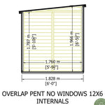 Shire Garden Value 12 x 6 Overlap Pent Shed (With or Without Windows) - Garden Life Stores