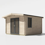 Power 12x12 ft Chalet Log Cabin 44mm