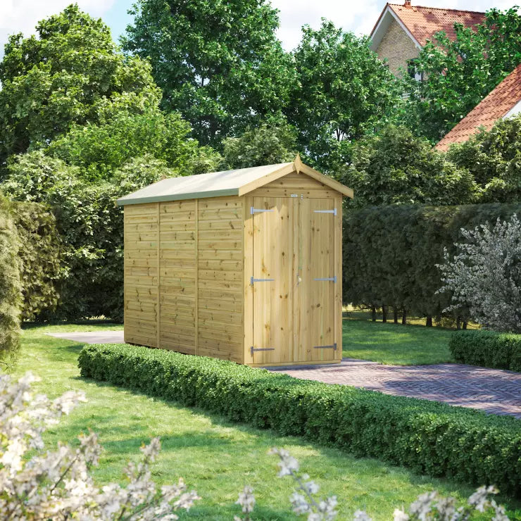 Power Pressure Treated Premium Apex Shed 12ft