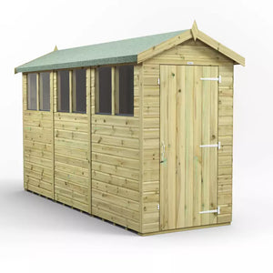 Power Pressure Treated Premium Apex Shed 12ft