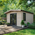 Power 14x12 ft Chalet Log Cabin 44mm