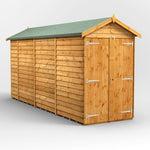 Power Overlap Apex Shed 14x4 ft