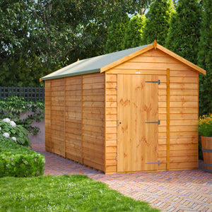 Power Overlap Apex Shed 14x6 ft