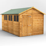 Power Overlap Apex Shed 14x8 ft
