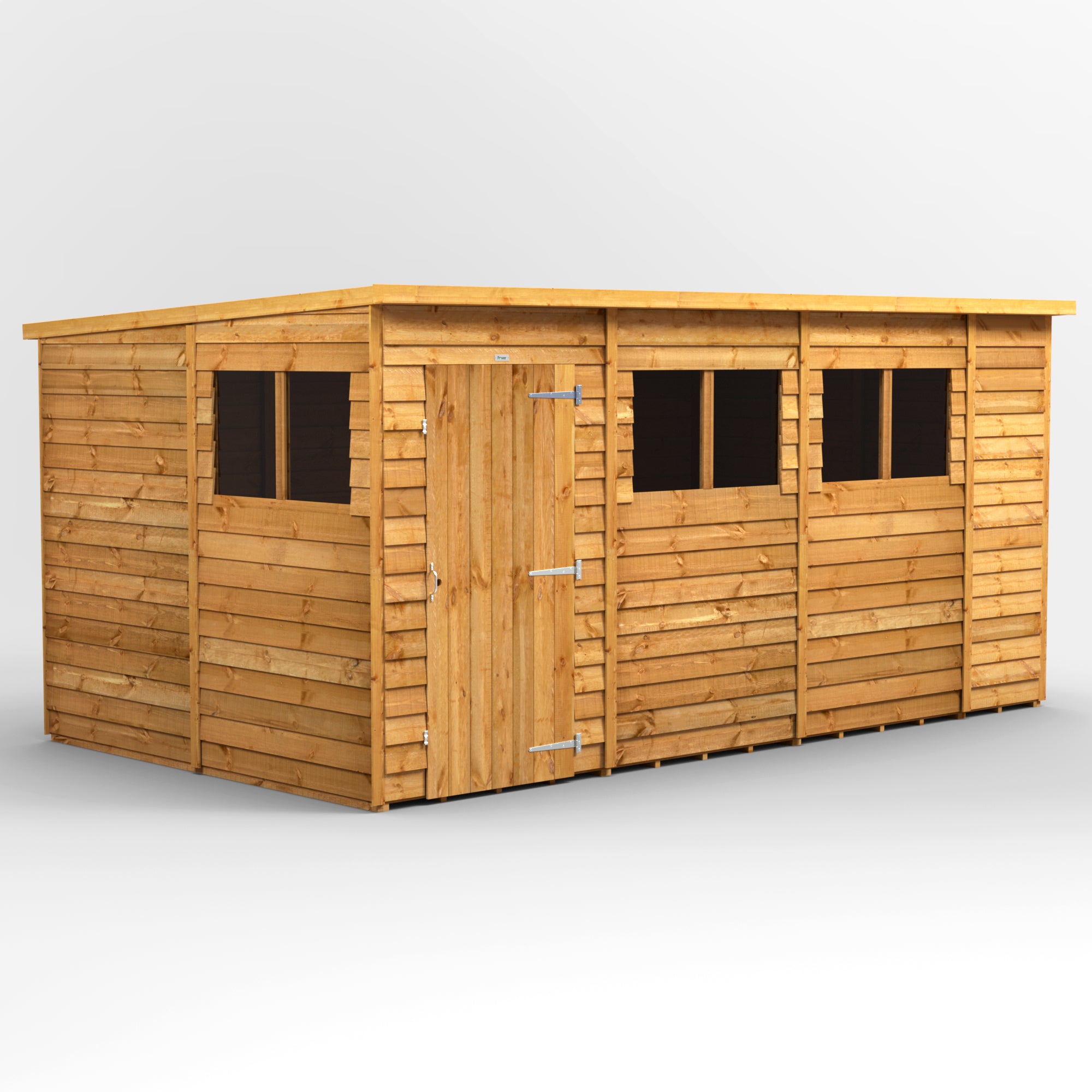 Power Overlap Pent Shed 14x8 ft