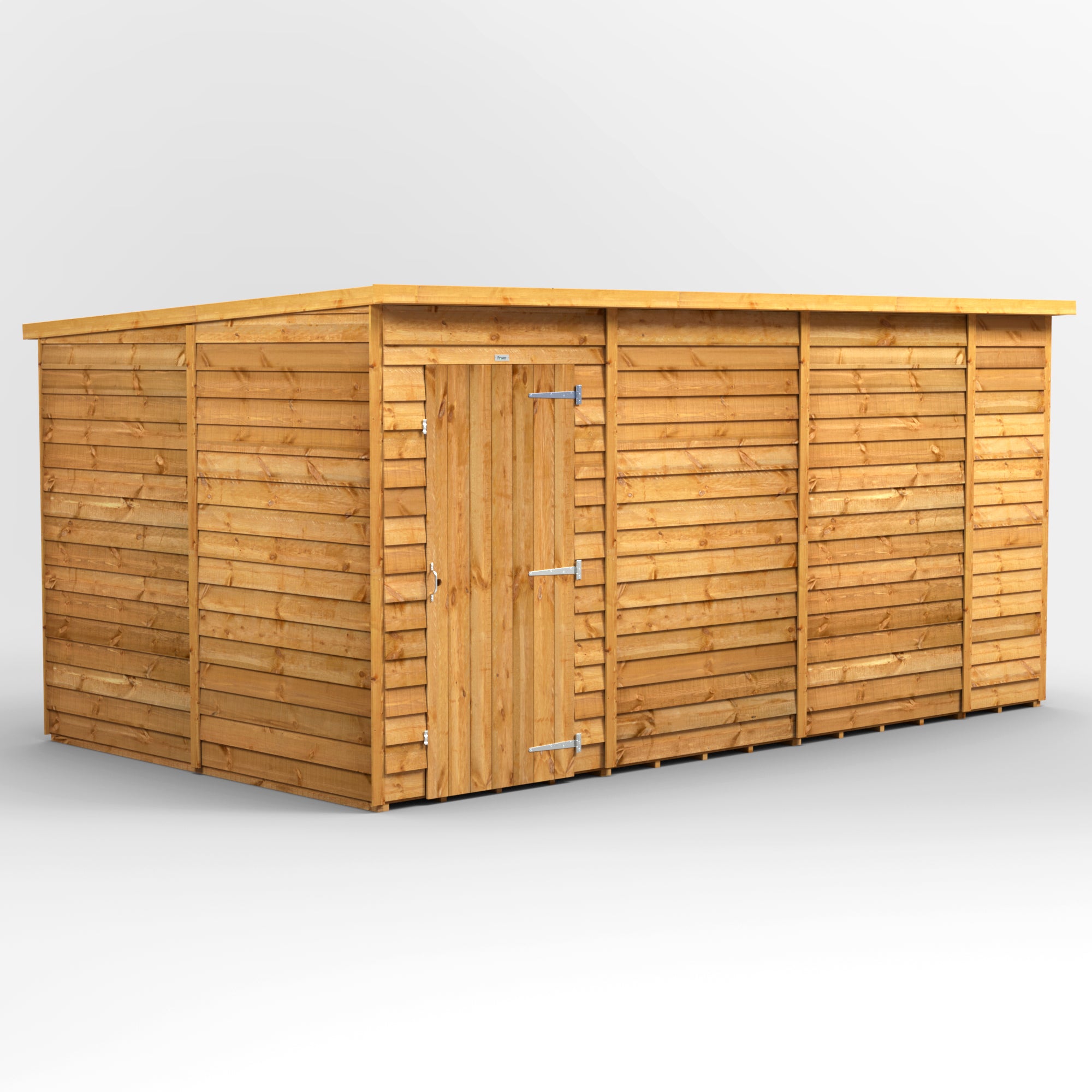 Power Overlap Pent Shed 14x8 ft