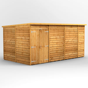 Power Overlap Pent Shed 14x8 ft