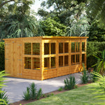 Power Pent Security Garden Shed 14x8 ft