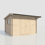 Power Apex Workshop Log Cabin Doors Central - 28mm