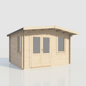 Power Chalet Log Cabin 14x12 ft - 28mm