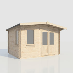 Power Chalet Log Cabin 14x12 ft - 28mm