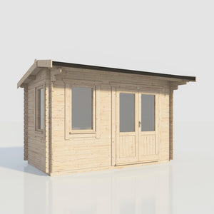 Power Apex Log Cabin 14x8 ft - 28mm