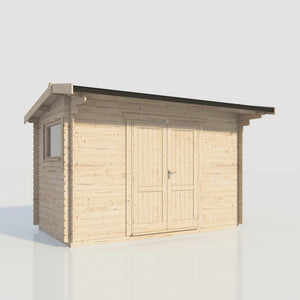 Power Apex Workshop Log Cabin Doors Central - 28mm