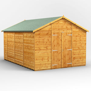 Power Apex Shed 14x10 ft