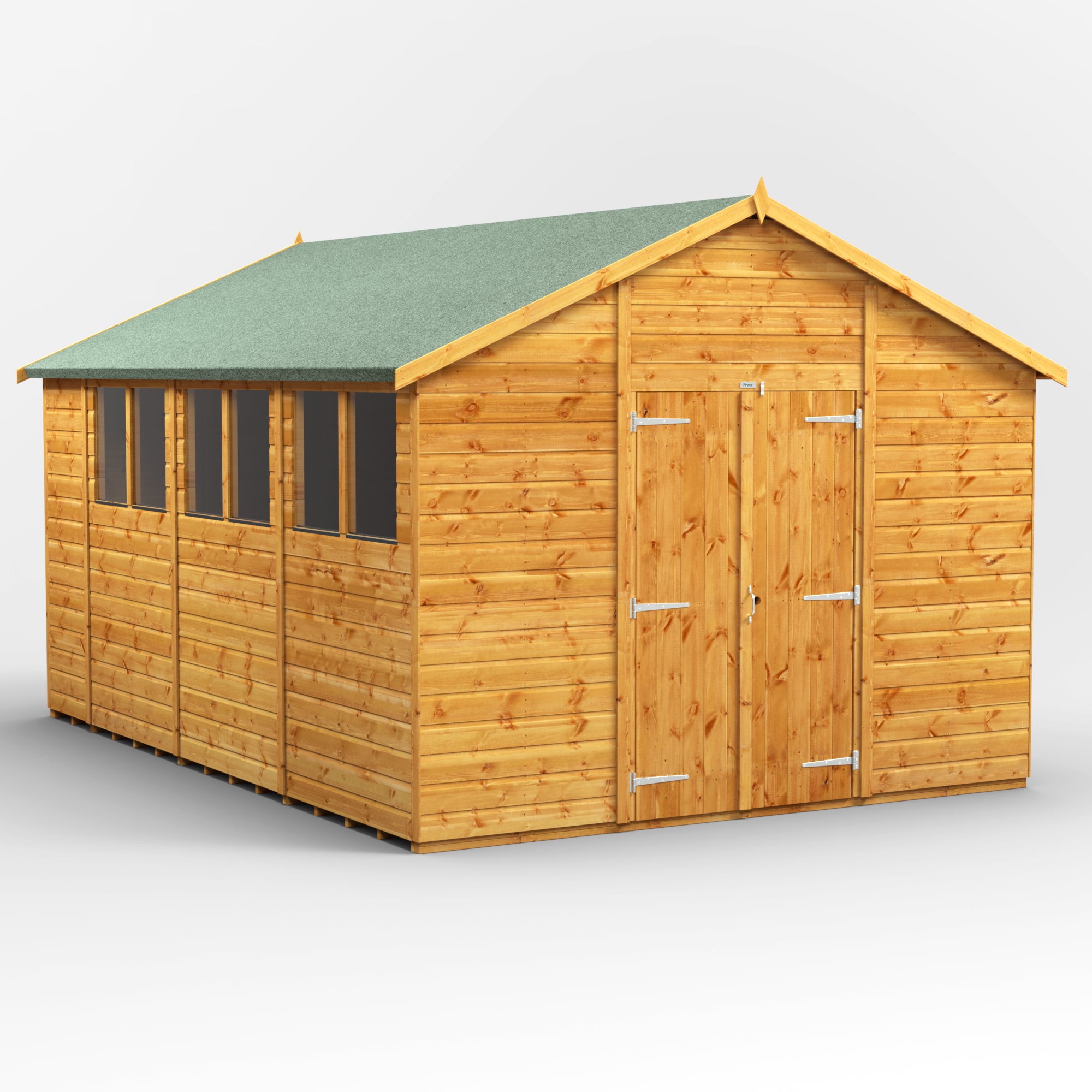 Power Apex Shed 14x10 ft