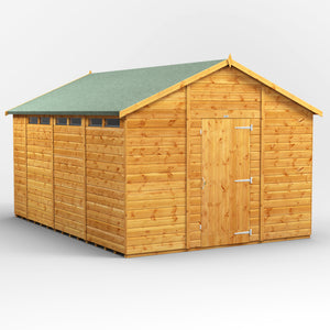 Power Apex Security Garden Shed 14x10 ft