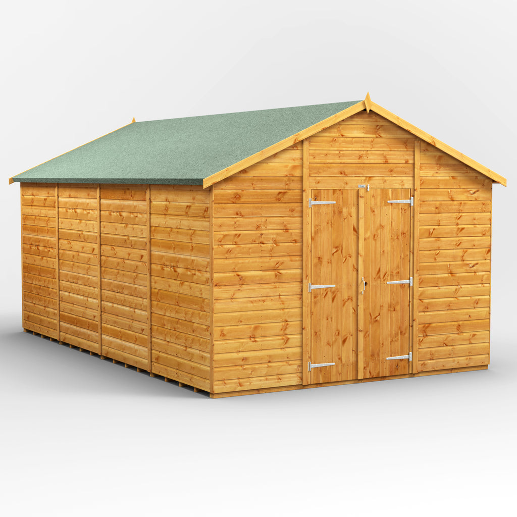 Power Apex Shed 16x10 ft