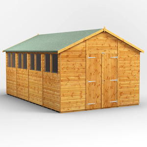 Power Apex Shed 16x10 ft