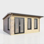 Power 16x10 ft Apex Log Cabin 44mm